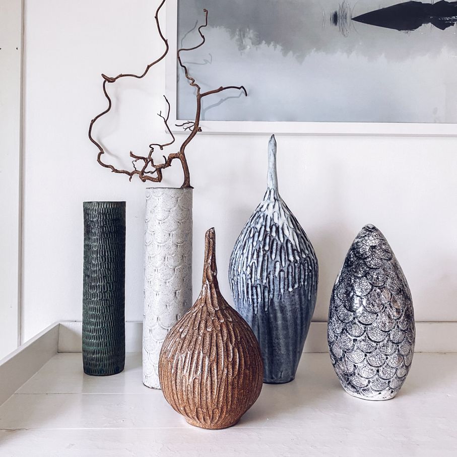 Ceramic sculptures By Johanna Grahn Hollström